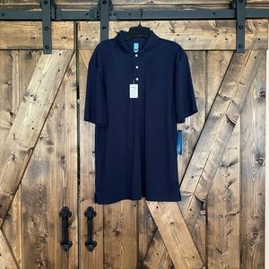 Men’s PGA Tour AirFlux Shirt - Navy - Size Large